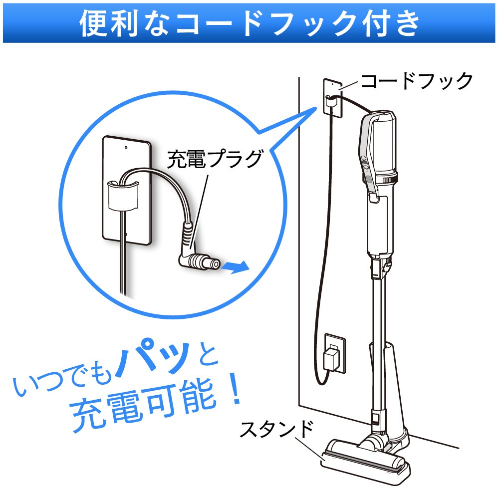 アイリスオーヤマ 掃除機 スティッククリーナー用 スタンド CSTN1 Amazon.co.jp: アイリスオーヤマ(IRIS OHYAMA) 別売スタンド